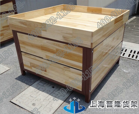 【商場(chǎng)貨架】-木質(zhì)貨架02-MZ24