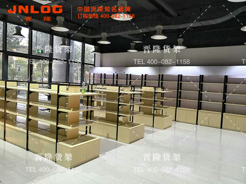 超市貨架——鋼木超市貨架GM02